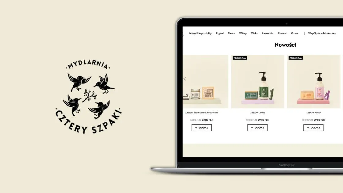 The Cztery Szpaki online store on Magento 2
