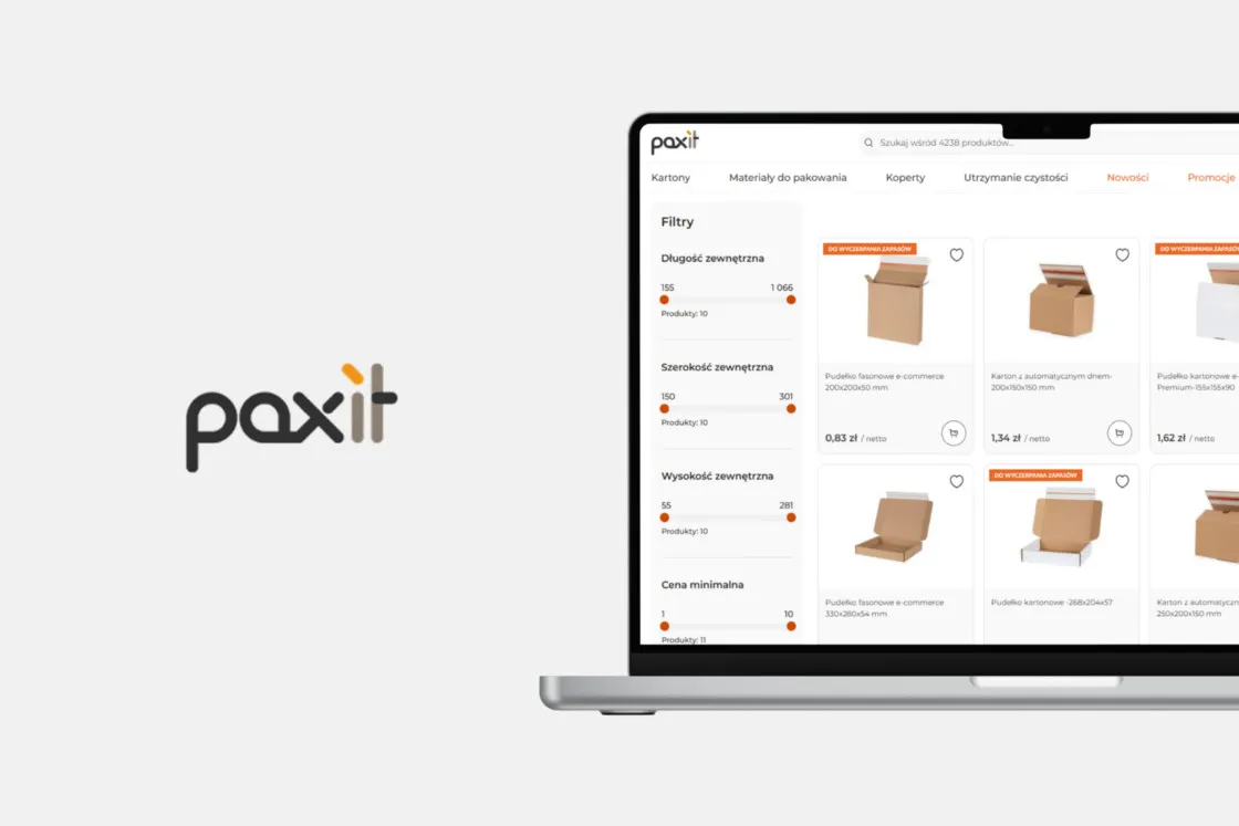 The Paxit online store on Magento 2