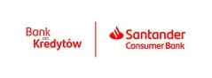 Marks from the project material: the “Bank od Kredytów” claim beside the Santander Consumer Bank mark.